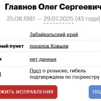 Glavnov Oleg Sergeevich