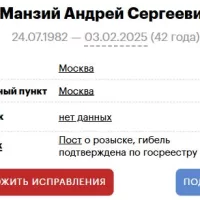 Manziy Andrey Sergeevich