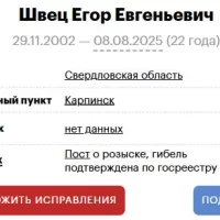 Shvets Egor Evgenevich