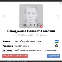 Babadzhanov Salavat Azatovich