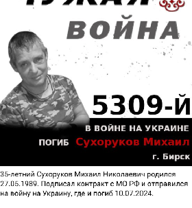 Sukhorukov Mikhail Nikolaevich
